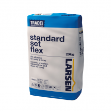 Larsens Trade Standard Set Flexible Adhesive White 20kg Single Bag